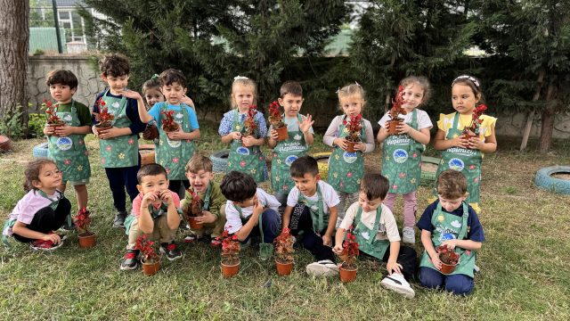 Doğa sevgisi minik kalplerde filizleniyor