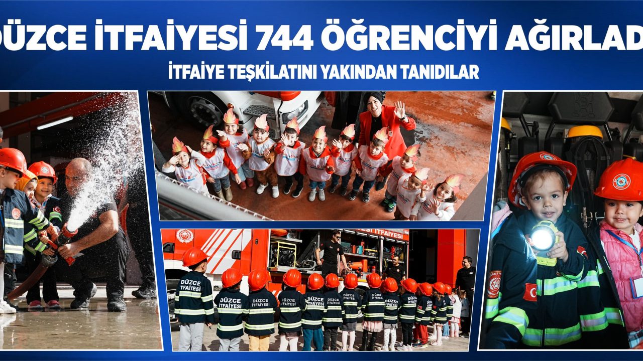 MİNİK İTFAİYECİLERE BAŞARI BELGESİ