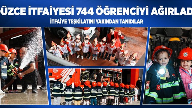 MİNİK İTFAİYECİLERE BAŞARI BELGESİ