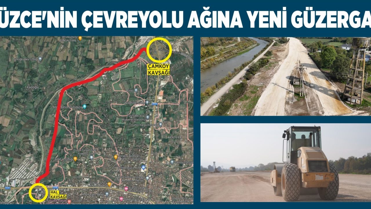 MELEN BOYU ÇEVRE YOLUNDA ÇALIŞMALAR TAM GAZ