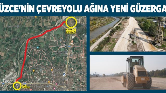 MELEN BOYU ÇEVRE YOLUNDA ÇALIŞMALAR TAM GAZ
