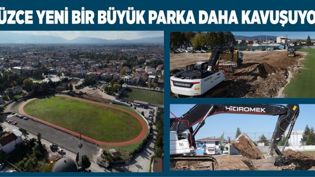 DÜZCE BELEDİYESİ, MİLLET BAHÇESİ-2 PROJESİNE BAŞLADI