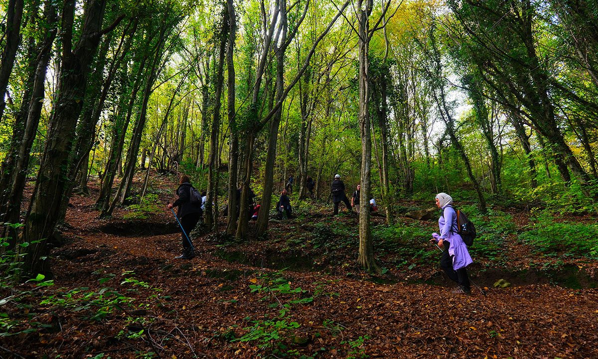Sonbaharın Sakarya’daki en büyüleyici rotasına âşık oldular