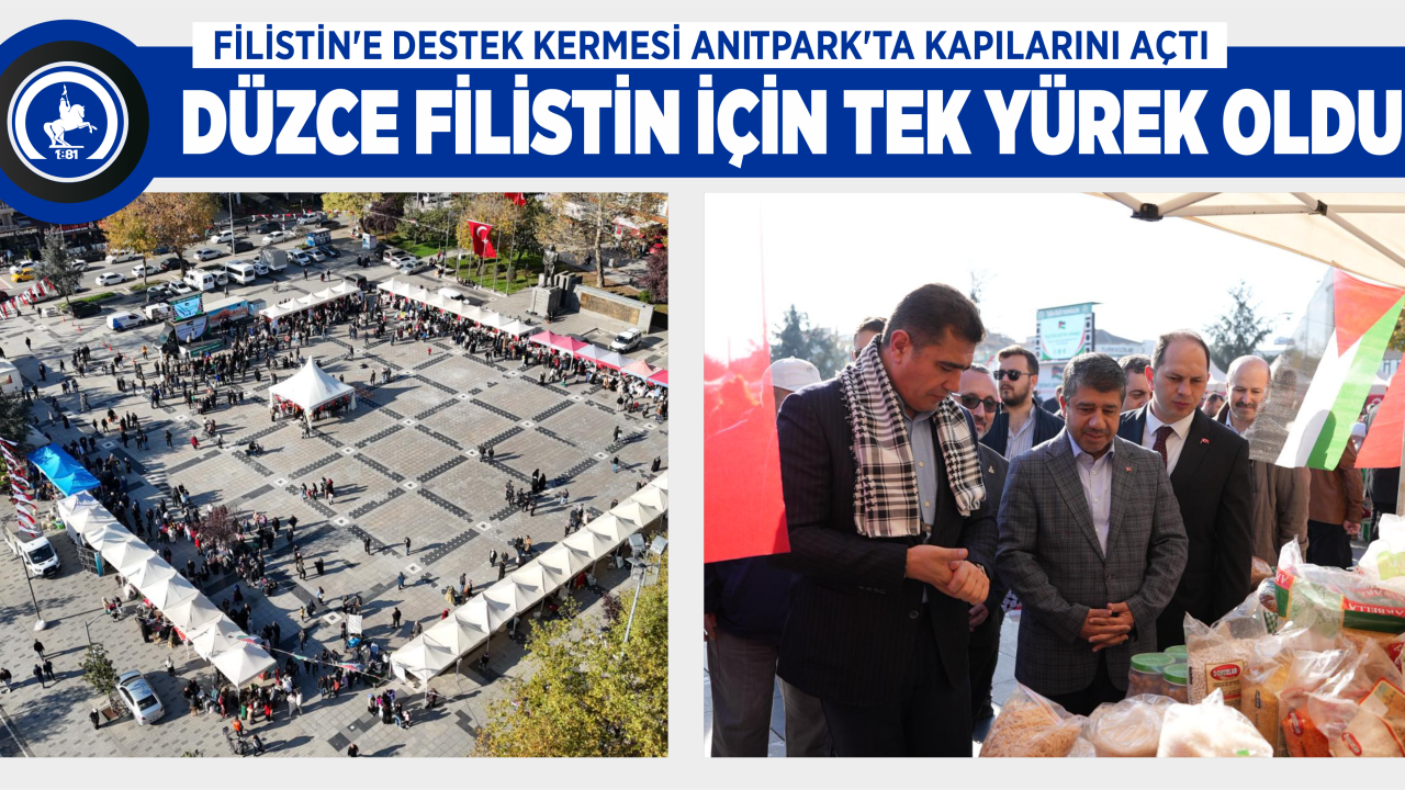 FİLİSTİN’E DESTEK KERMESİ ANITPARK’TA KAPILARINI AÇTI