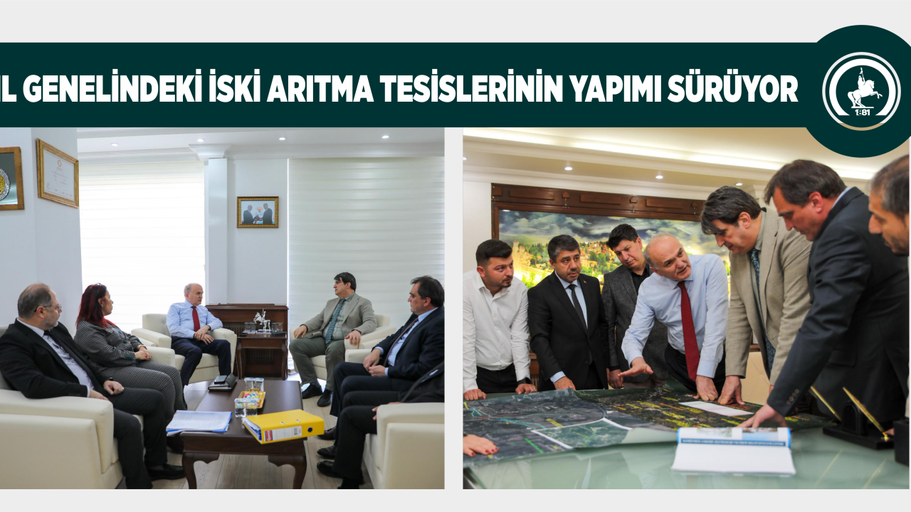 İL GENELİNDEKİ İSKİ ARITMA TESİSLERİNİN YAPIMI SÜRÜYOR