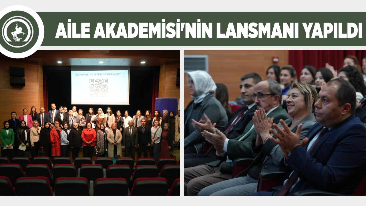 AİLE AKADEMİSİ’NİN LANSMANI YAPILDI