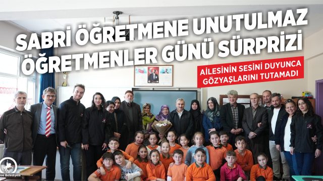 DÜZCE BELEDİYESİ’NDEN KALPLERE DOKUNAN KUTLAMA