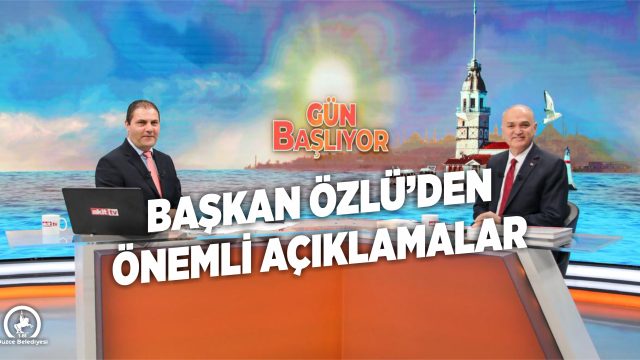 BAŞKAN ÖZLÜ’DEN ÖNEMLİ AÇIKLAMALAR