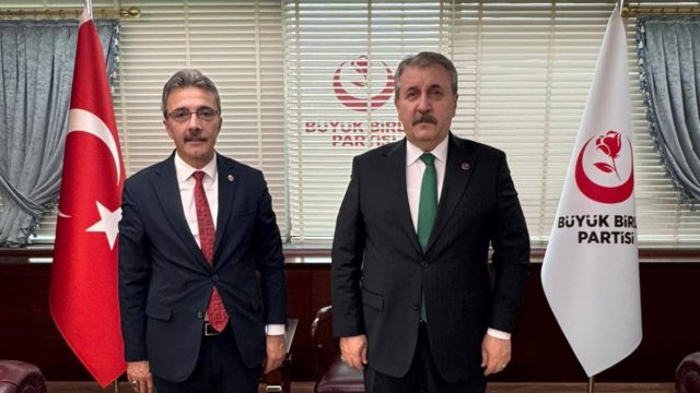 BAŞKAN ŞENOL DİNÇ GENEL BAŞKAN DESTİCİ’Yİ ZİYARET ETTİ