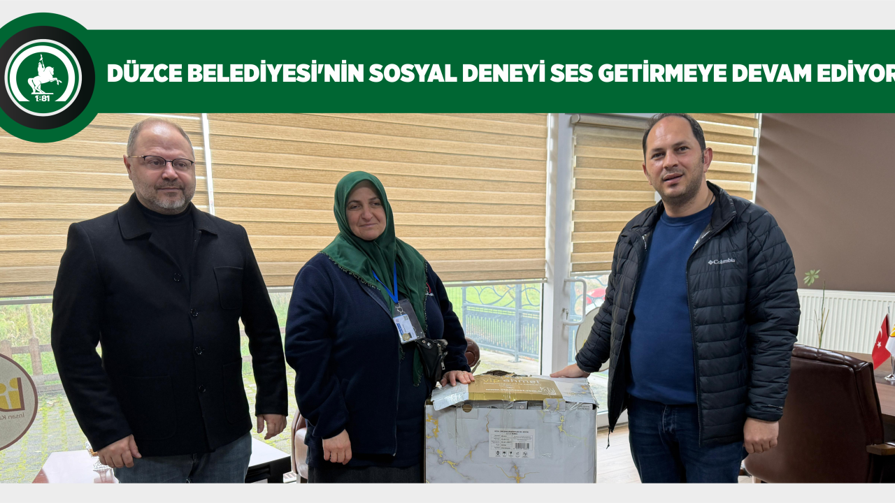 DÜZCE BELEDİYESİ’NİN SOSYAL DENEYİ SES GETİRMEYE DEVAM EDİYOR