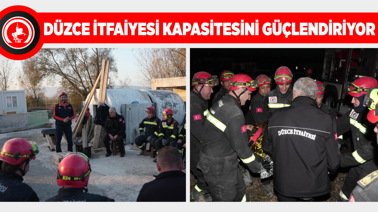 DÜZCE İTFAİYESİ KAPASİTESİNİ GÜÇLENDİRİYOR