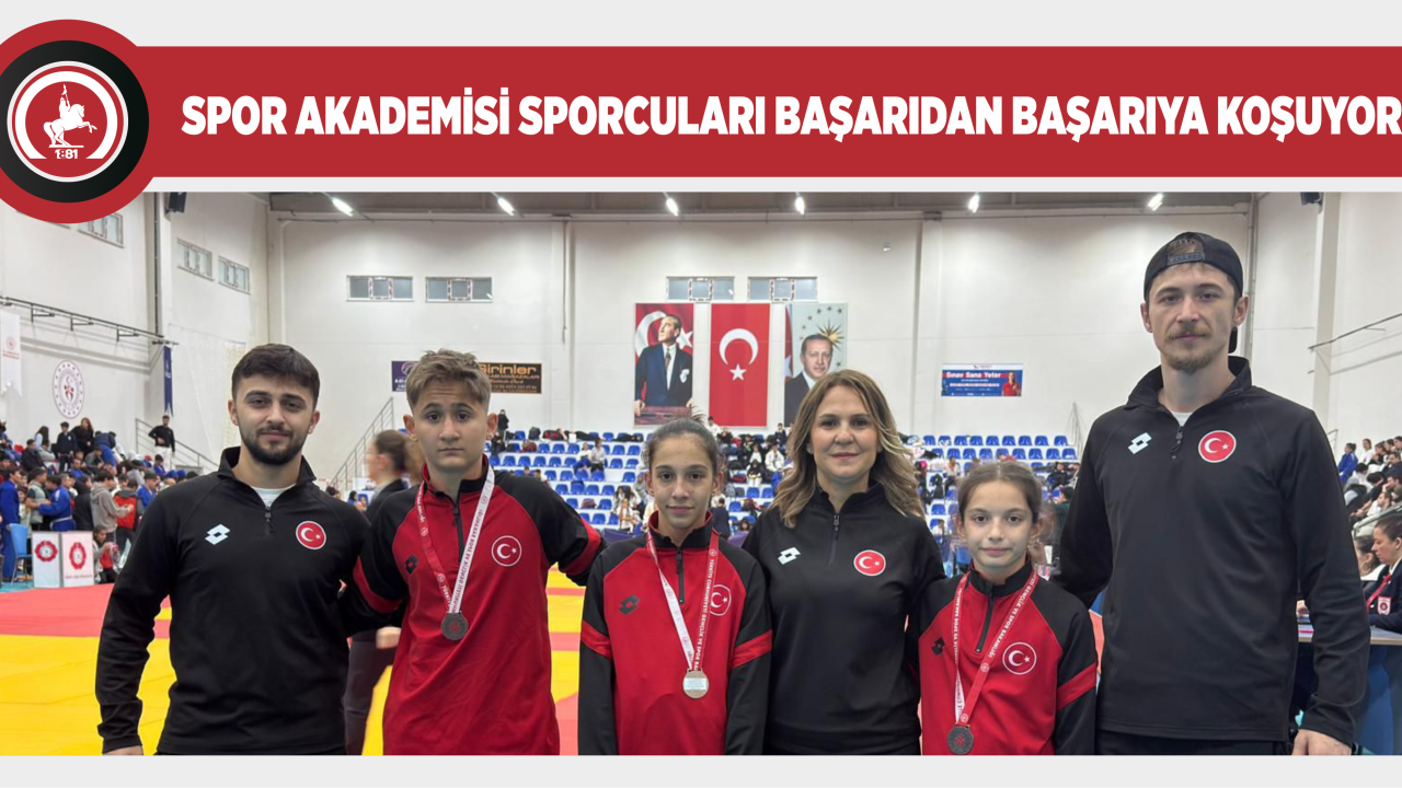 SPOR AKADEMİSİ SPORCULARI BAŞARIDAN BAŞARIYA KOŞUYOR