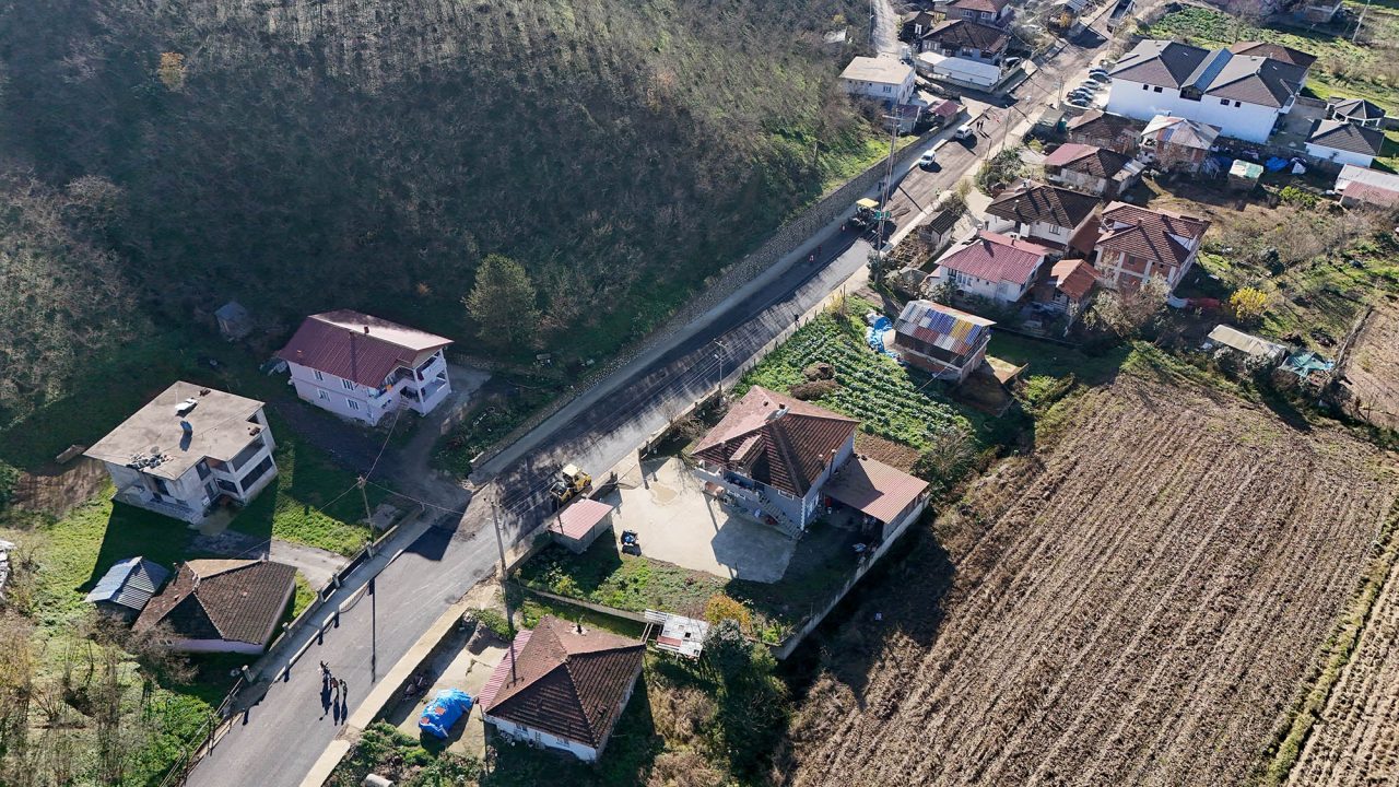 Altındere’de altyapının ardından üstyapı da yenileniyor