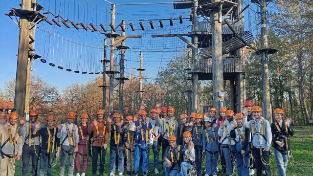 Macera Parkı’nda adrenalini ve eğlenceyi bir arada yaşadılar