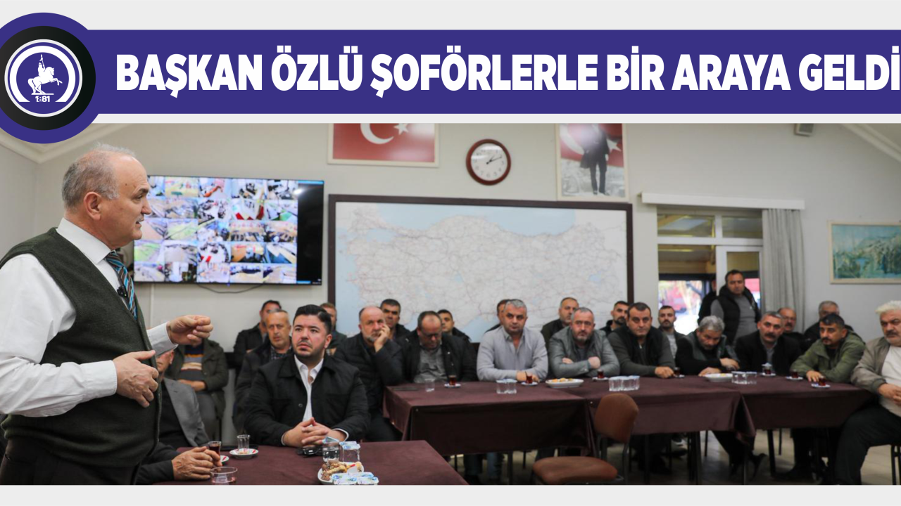 BAŞKAN ÖZLÜ: ÇOK YAKINDA TIR PARKI YAPILMIŞ OLACAK