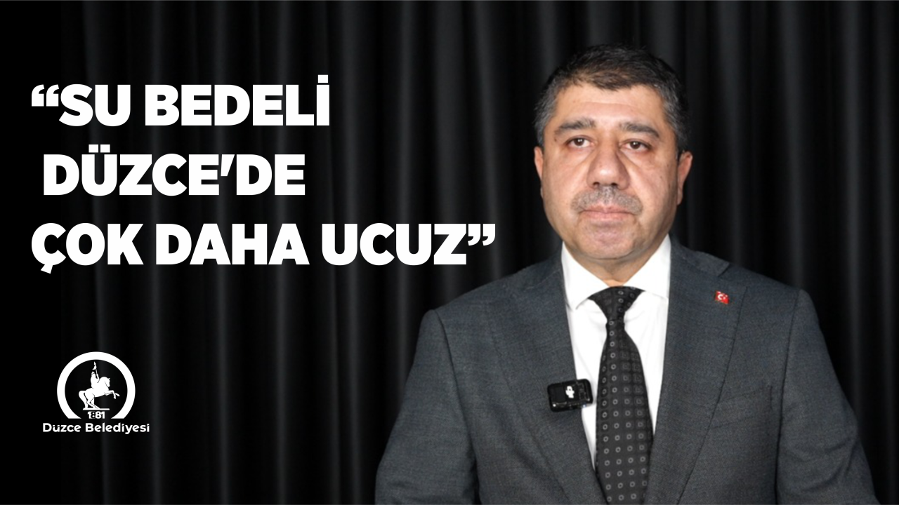 DÜZCE’DE SUYUN METREKÜP FİYATI 23 TL