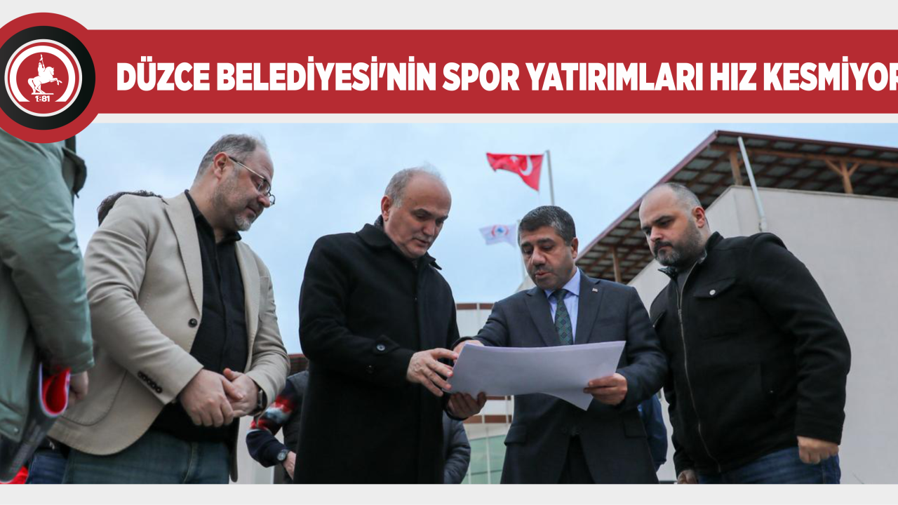 DÜZCE BELEDİYESİ’NİN SPOR YATIRIMLARI HIZ KESMİYOR