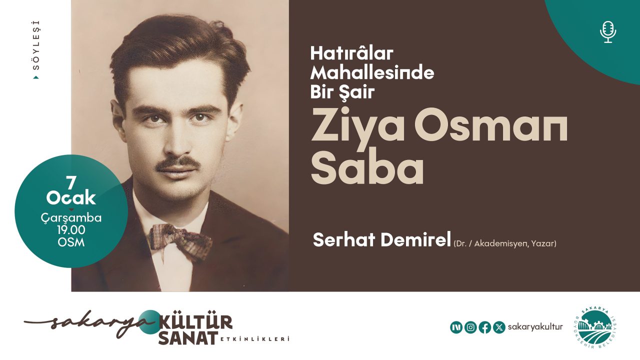 Büyükşehir’den edebiyatseverlere Ziya Osman Saba söyleşisi