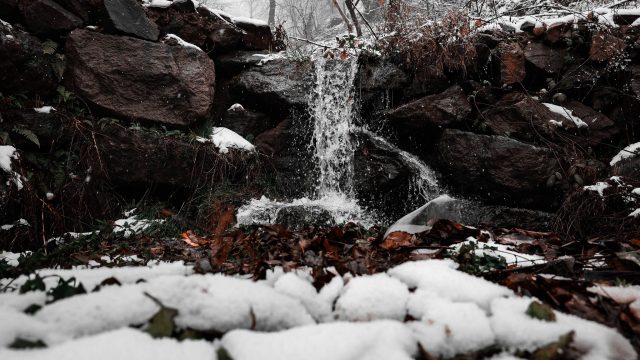 Beyaz örtü Sapanca Gölü’nü besleyen derelere can oldu