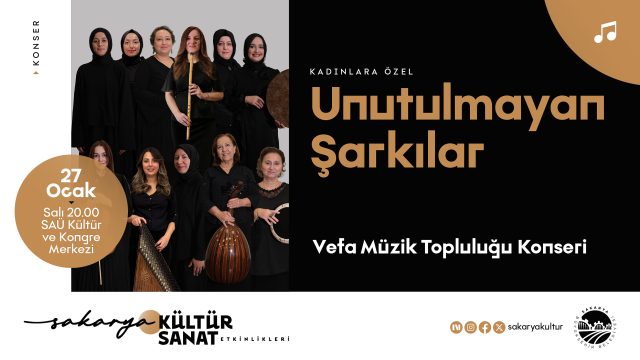 Büyükşehir’den kadınlara özel “Unutulmayan Şarkılar” konseri