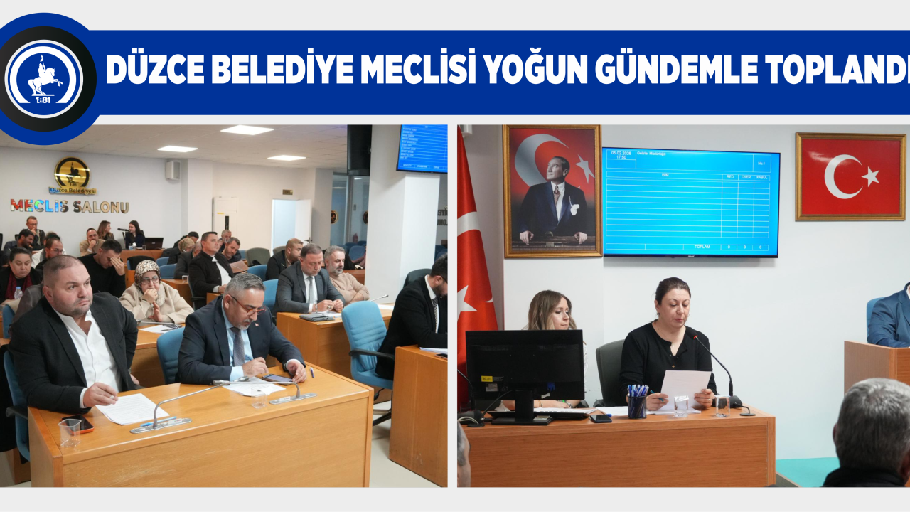 42 GÜNDEM MADDESİ KARARA BAĞLANDI