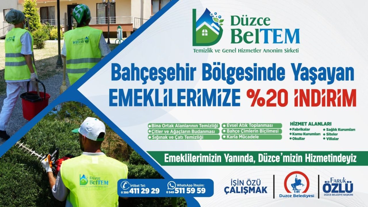 BAHÇEŞEHİR BÖLGESİNDEKİ EMEKLİLERE ÖZEL İNDİRİM