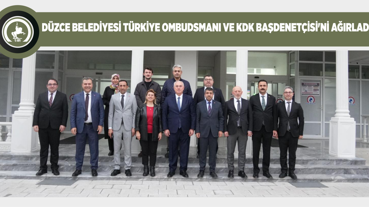 KDK HEYETİNDEN DÜZCE BELEDİYESİ’NE ZİYARET