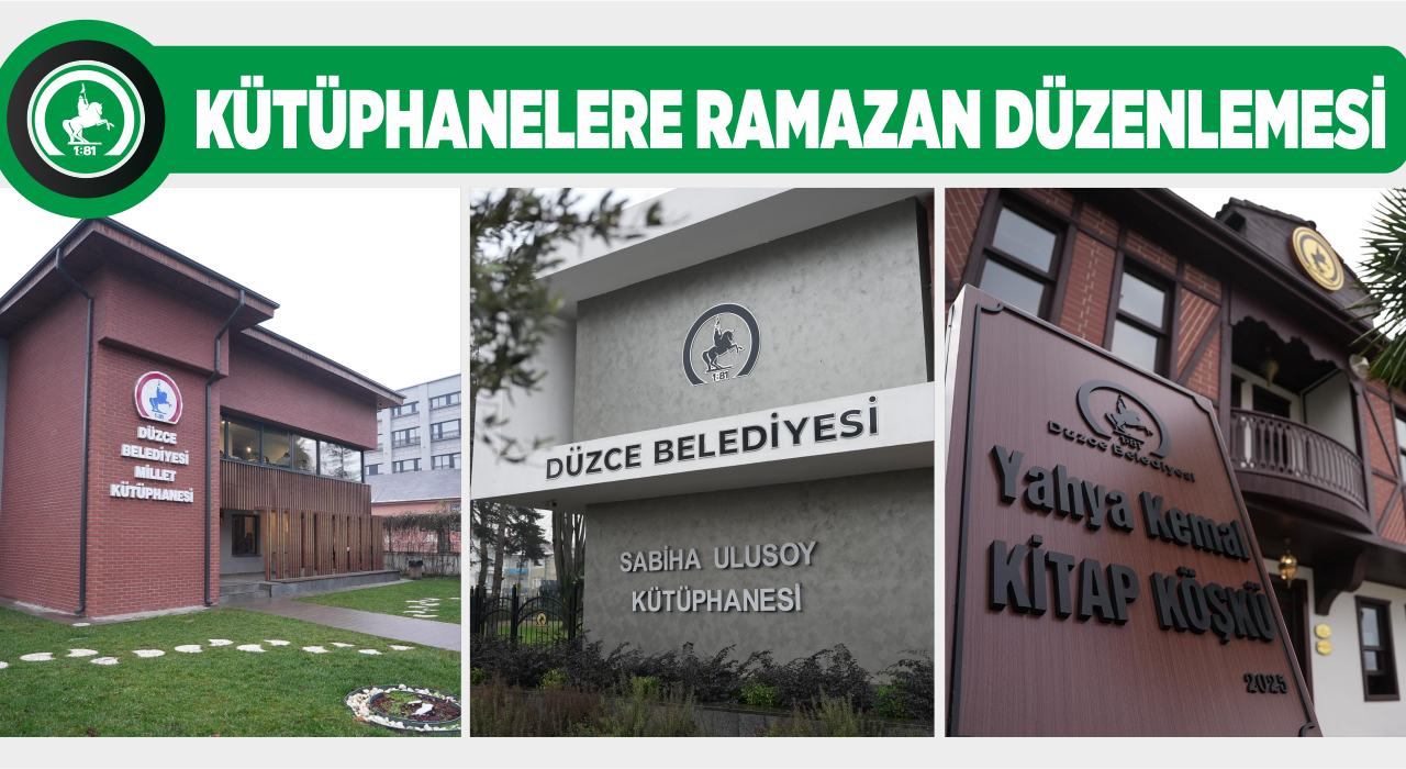 KÜTÜPHANELER SAHURA KADAR AÇIK OLACAK