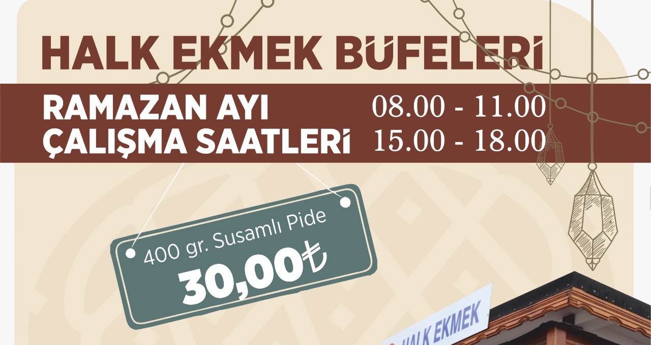 HALK EKMEK BÜFELERİNE RAMAZAN DÜZENLEMESİ