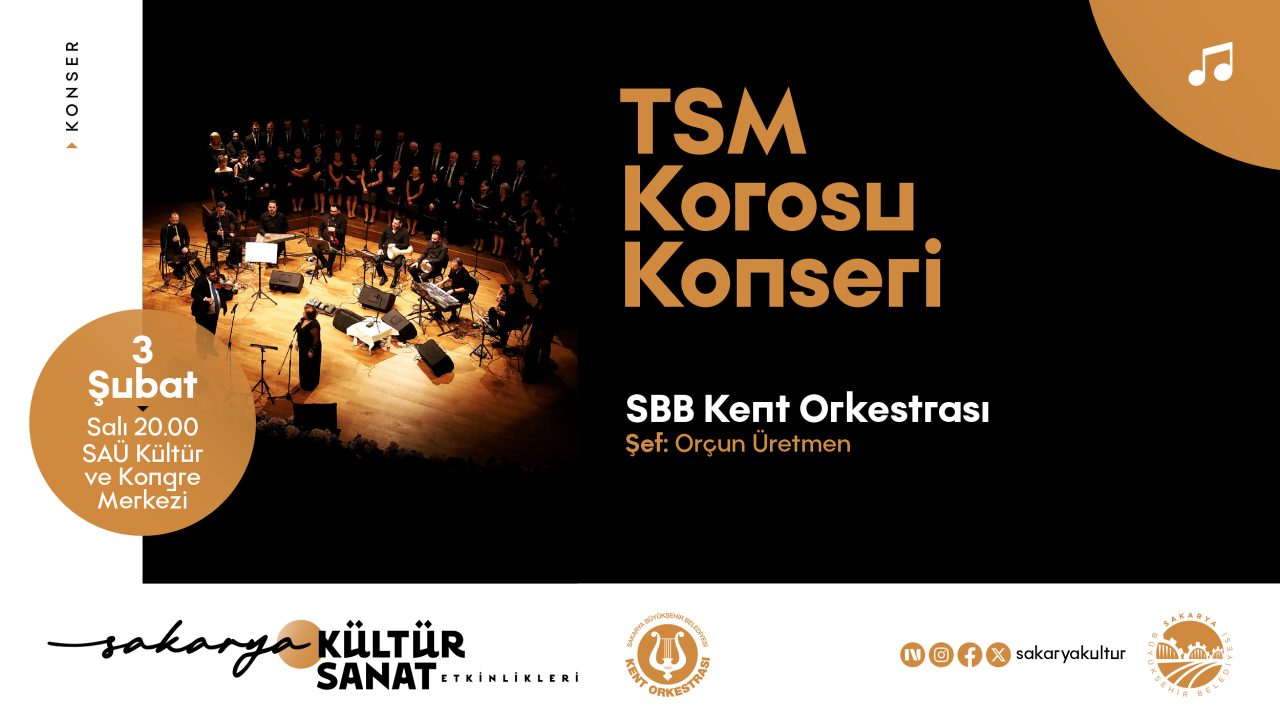 Türk Sanat Müziği konseriyle SAMEK korosu sahne alıyor