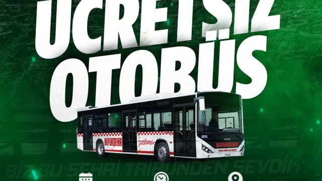 Büyükşehir’den Sakaryaspor maçına iftar sonrası ücretsiz ring seferi