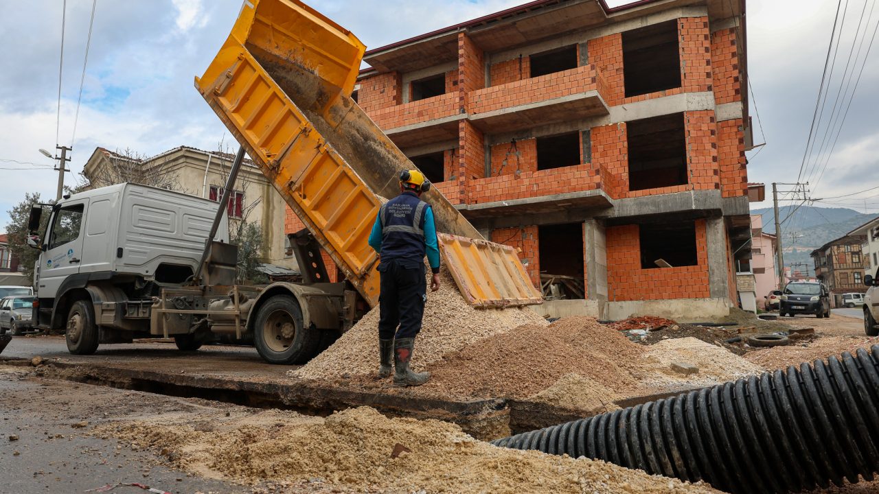 Yeni yağmur suyu hattı ile Elperek Mahallesi yoğun yağışlara karşı güvende
