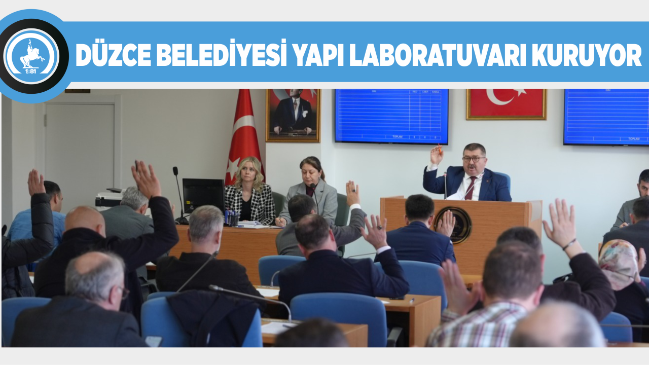 DÜZCE BELEDİYESİ YAPI LABORATUVARI KURUYOR
