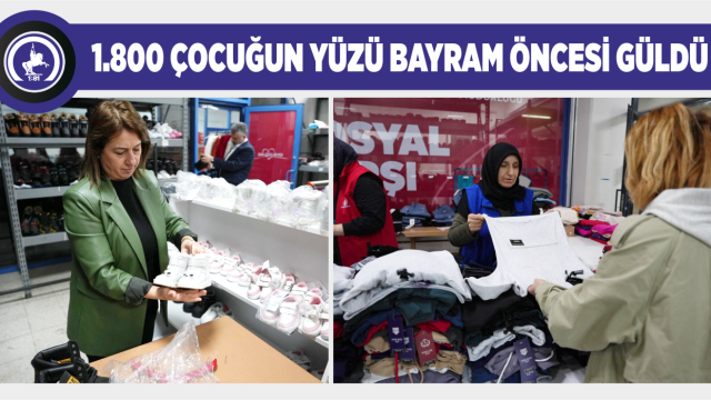 7500 PARÇA BAYRAMLIK DAĞITIMI BAŞLADI