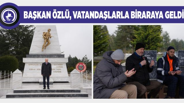 BAYRAM ARİFESİNDE ŞEHİR MEZARLIĞI’NDA KUR’AN TİLAVETİ