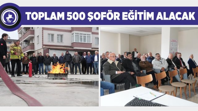 DÜZCE ULAŞIM A.Ş. ŞOFÖRLERİNE TEMEL YANGIN EĞİTİMİ