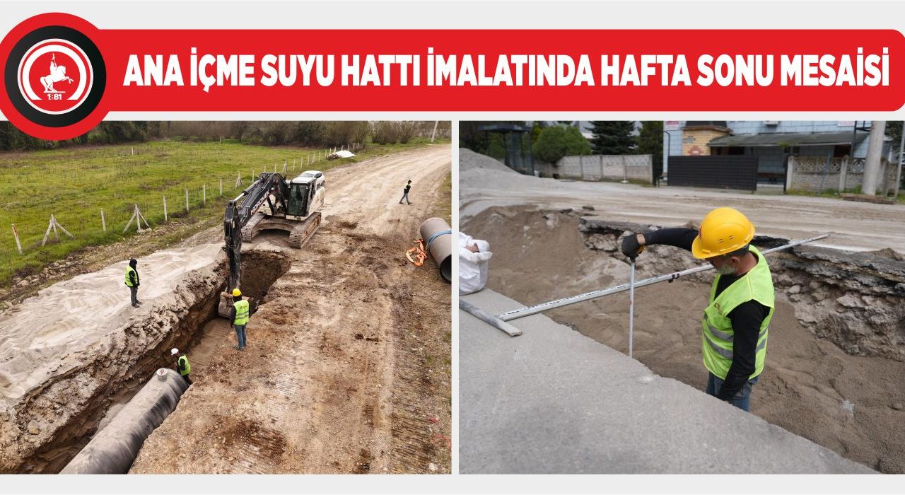 ŞEHİR ŞEBEKESİNDE ÇALIŞMALAR 7 GÜN SÜRÜYOR