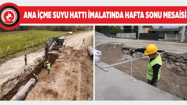 ŞEHİR ŞEBEKESİNDE ÇALIŞMALAR 7 GÜN SÜRÜYOR