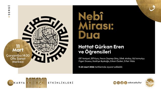 Hattın ve duanın buluştuğu sergi kapılarını açıyor
