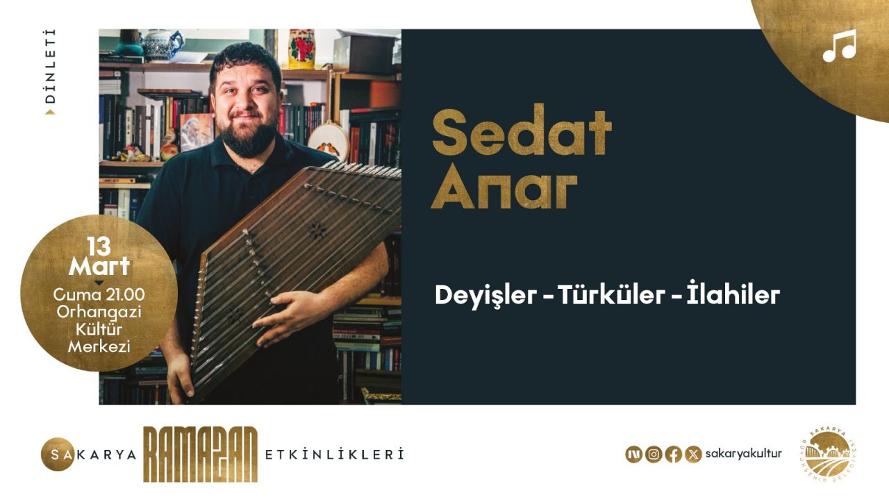 Ramazan takvimine Sedat Anar dinletisi ve film gösterimiyle final