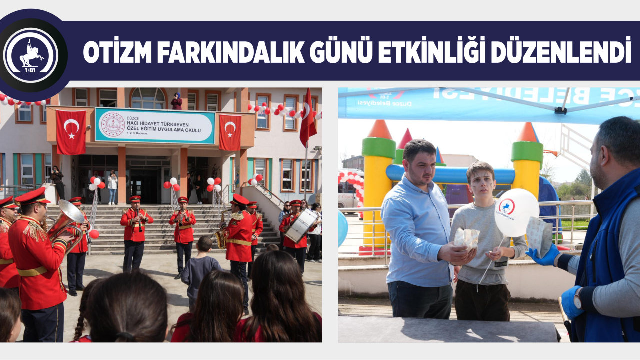 OTİZM FARKINDALIK GÜNÜ ETKİNLİĞİ DÜZENLENDİ