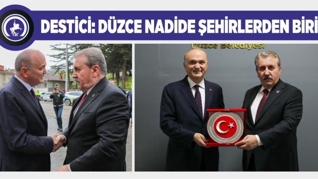 BBP GENEL BAŞKANI DESTİCİ’DEN BAŞKAN ÖZLÜ’YE ZİYARET