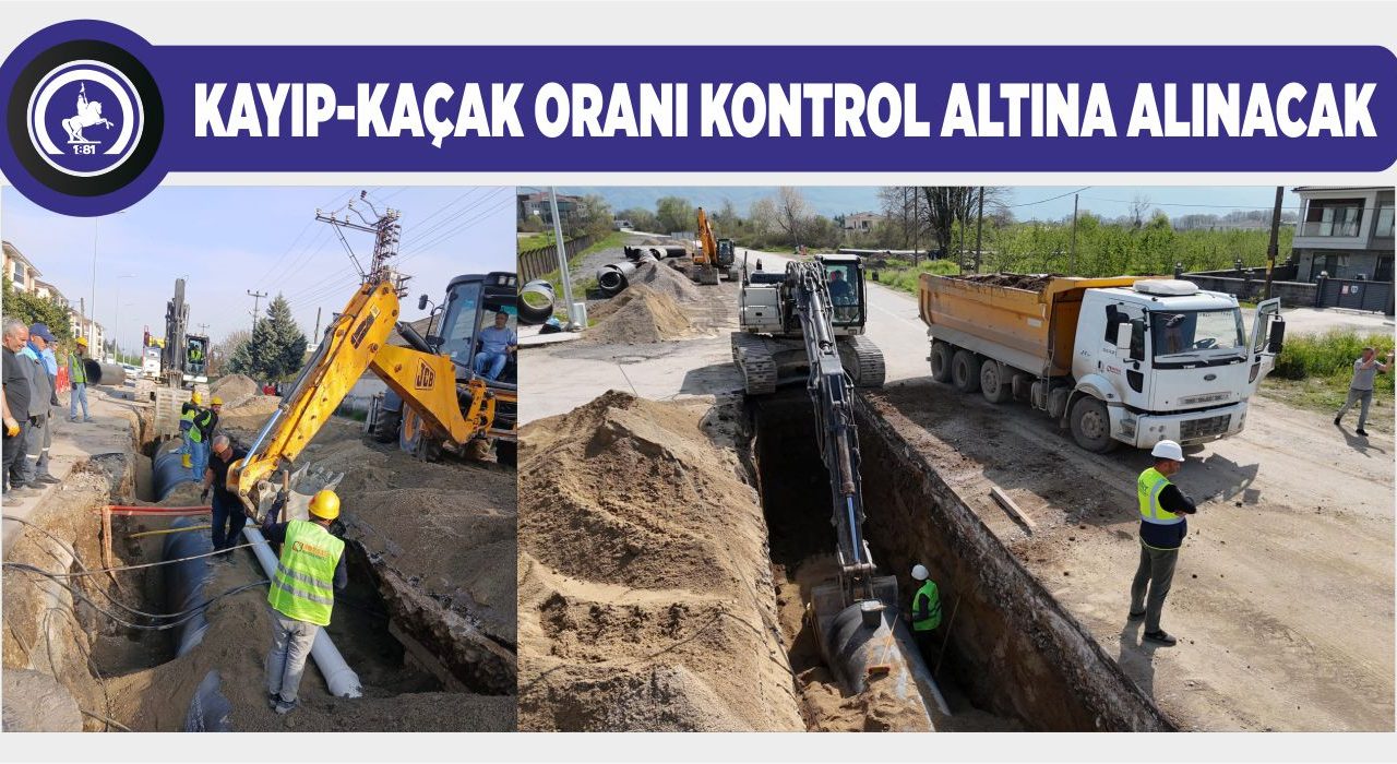 İÇME SUYU ŞEBEKESİ YENİLEME ÇALIŞMALARI HIZ KESMEDEN SÜRÜYOR