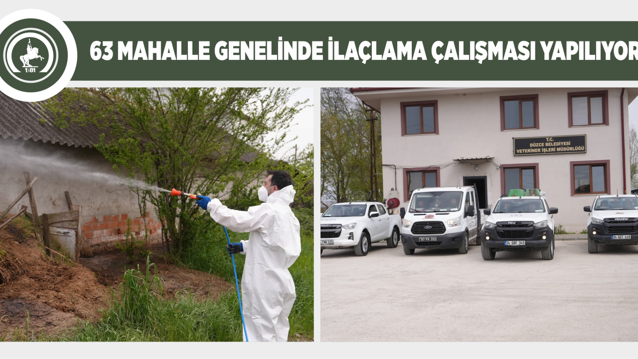 LARVA VE UÇKUN İLE MÜCADELE SÜRÜYOR