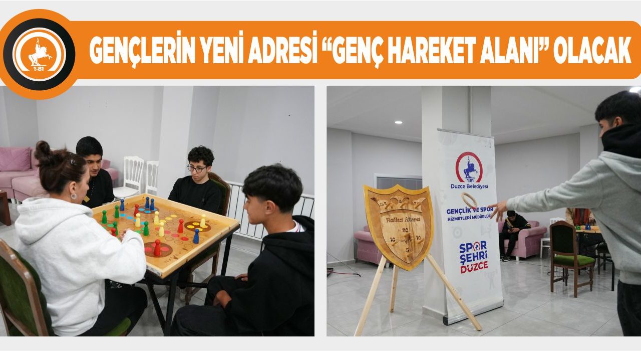 DÜZCE BELEDİYESİ’NDEN GENÇLERE YENİ MEKAN