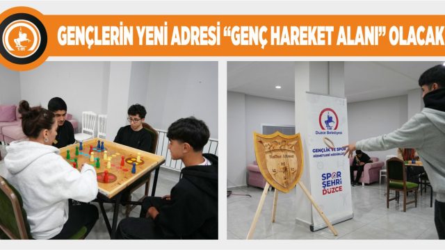DÜZCE BELEDİYESİ’NDEN GENÇLERE YENİ MEKAN