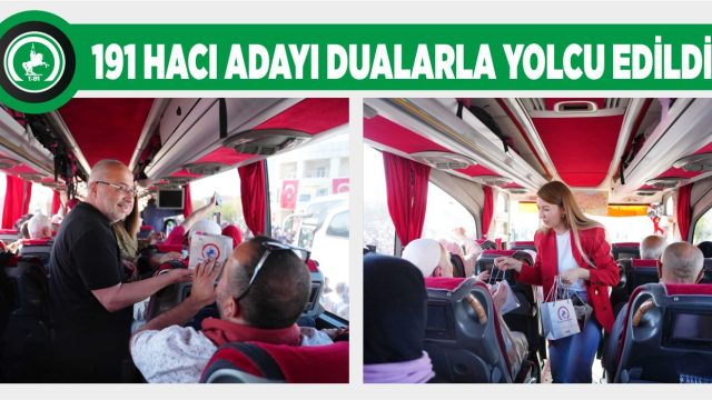 DÜZCE BELEDİYESİ HACI ADAYLARINI UNUTMADI