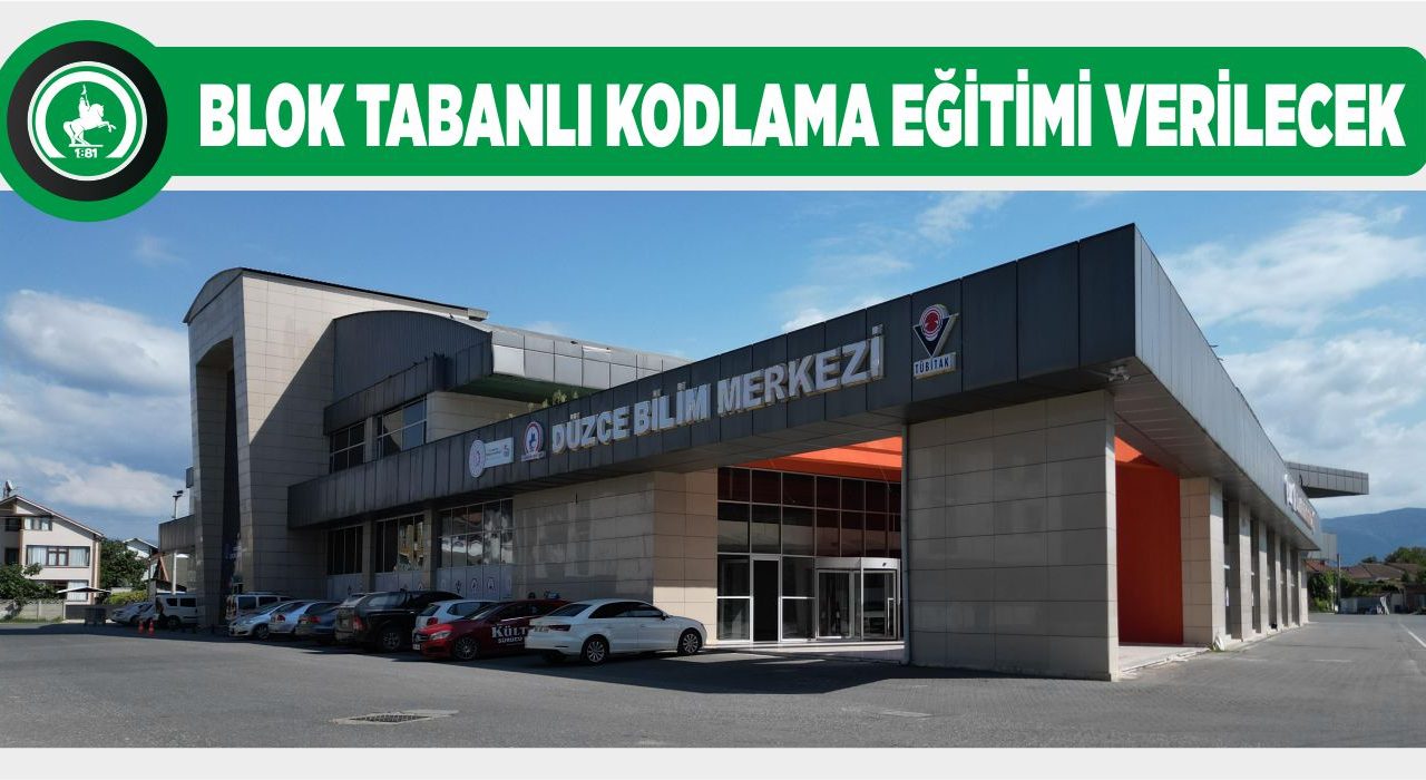 BİLİM MERKEZİ'NDE ‘ROBOTİK KODLAMA’ ATÖLYESİ AÇILIYOR