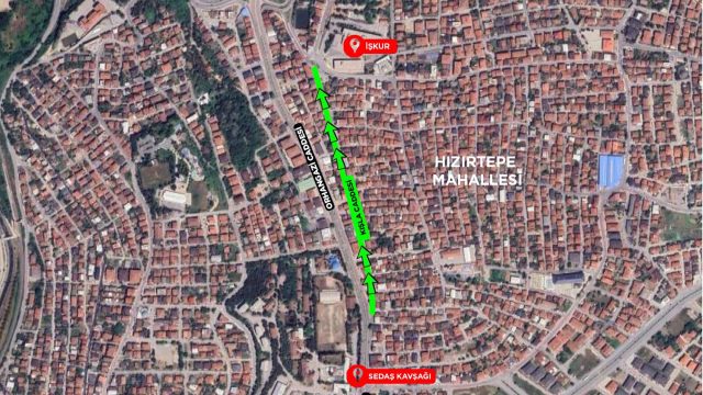 Sürücüler dikkat: SGK Hattı’ndaki Kışla Caddesi’nde trafik akışı değişti