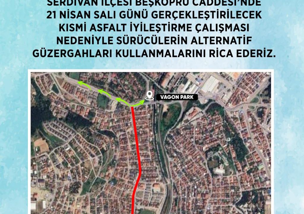Beşköprü hattını kullanacaklar sürücülere önemli uyarı